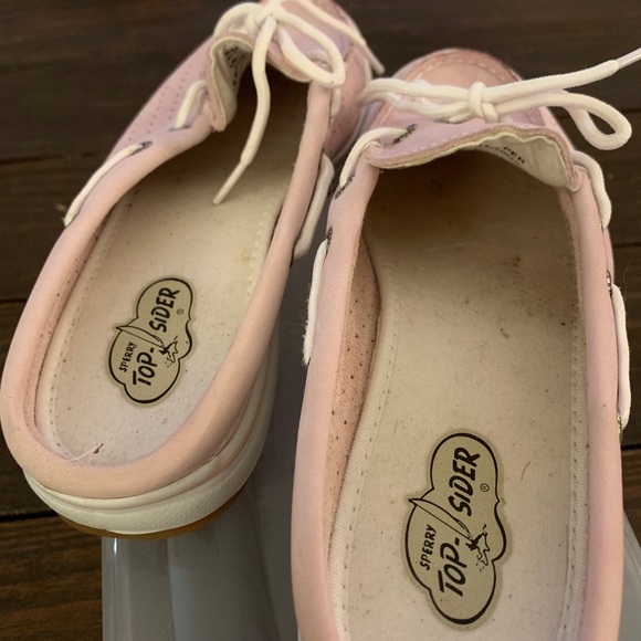 Sperry TopSider Boat Shoes size 8/Pink - Picture 2 of 3